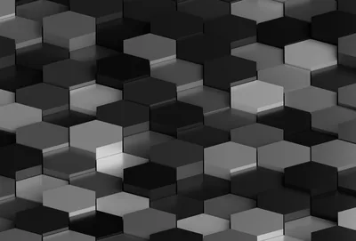 A Black and White Digital Geometric Design Free Stock Photo