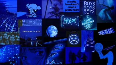 Black And Blue Aesthetic Wallpapers