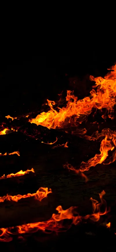 Black Fire Wallpaper Iphone