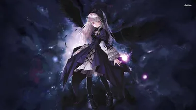 Anime Goth Black Background