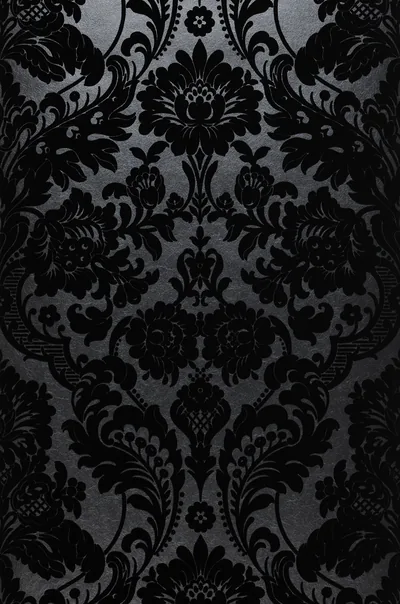 Black Patterned Wallpaper Removable Peel And Stick Wallpaper For Any