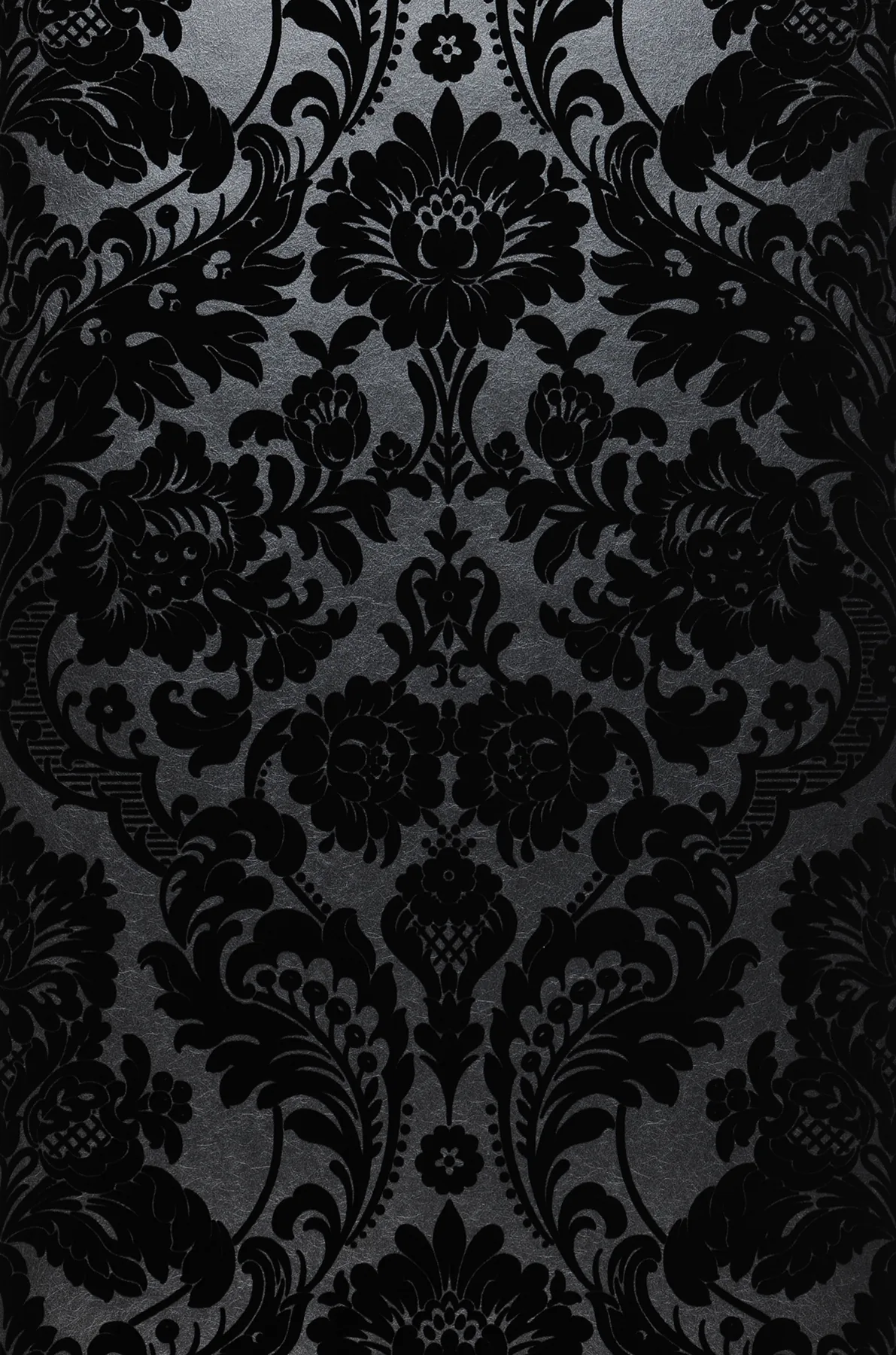 Black Patterned Wallpaper Removable Peel And Stick Wallpaper For Any