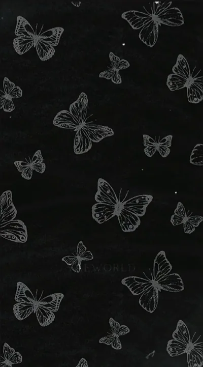 Black Butterfly Wallpaper Idea