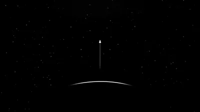 Rocket Launch Seen from Space HD Wallpaper