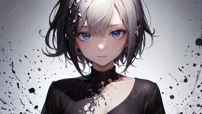 Anime Black Drawing Wallpapers