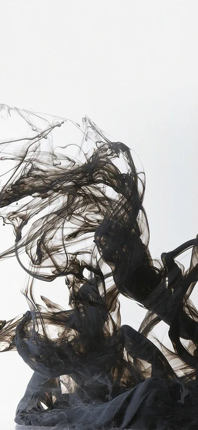 Smoke Art Black Fire iPhone Wallpaper