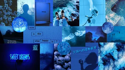 Blue Aesthetic Neon Wallpapers