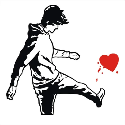 Black Broken Heart Boy