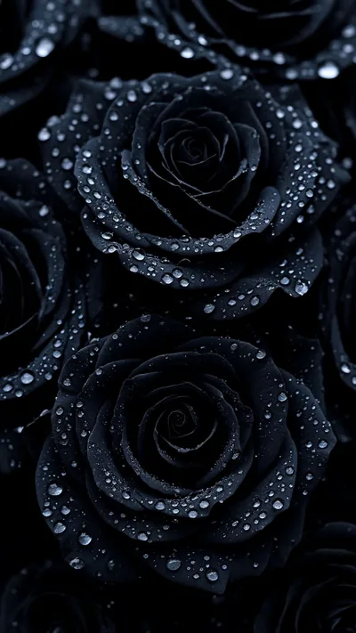 Black roses Wallpaper, phone background