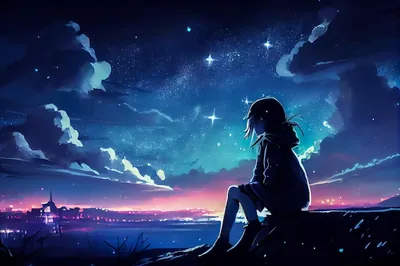 Dark Lonely Anime Wallpaper