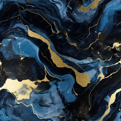 Blue Black Marble Wallpaper and Background