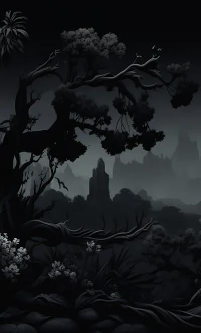 Resolution Dark Natural Landscape HD Black Aesthetic iPhone