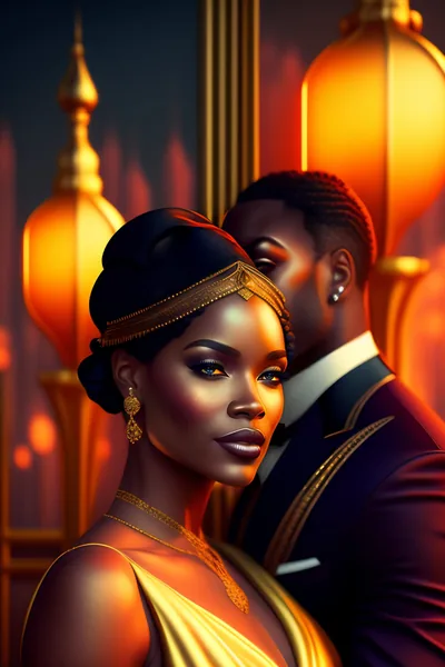 Black love art wallpaper HD Wallpaper