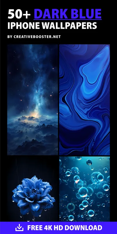 Black Blue IPhone HD Wallpaper