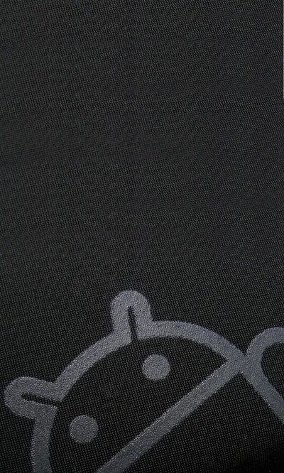 Faded Android Robot on Dark Fabric HD Wallpaper