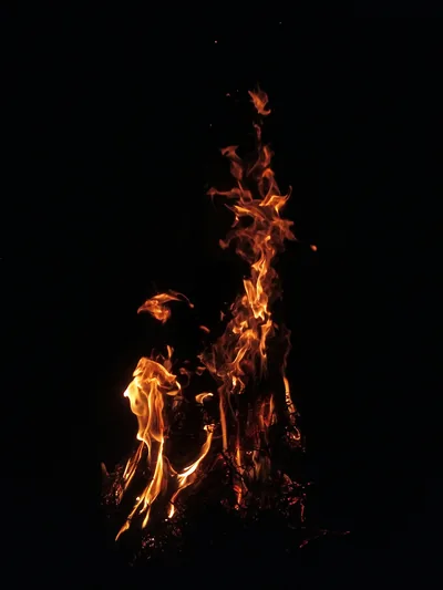 Black Fire Wallpaper
