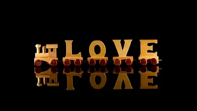 Love text Wallpaper 4K, Wooden letters, 5K, 8K