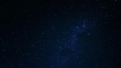 Milky Way Glow in a Deep Blue Sky HD Wallpaper