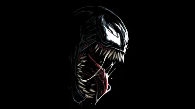 Venom in the Dark HD Wallpaper