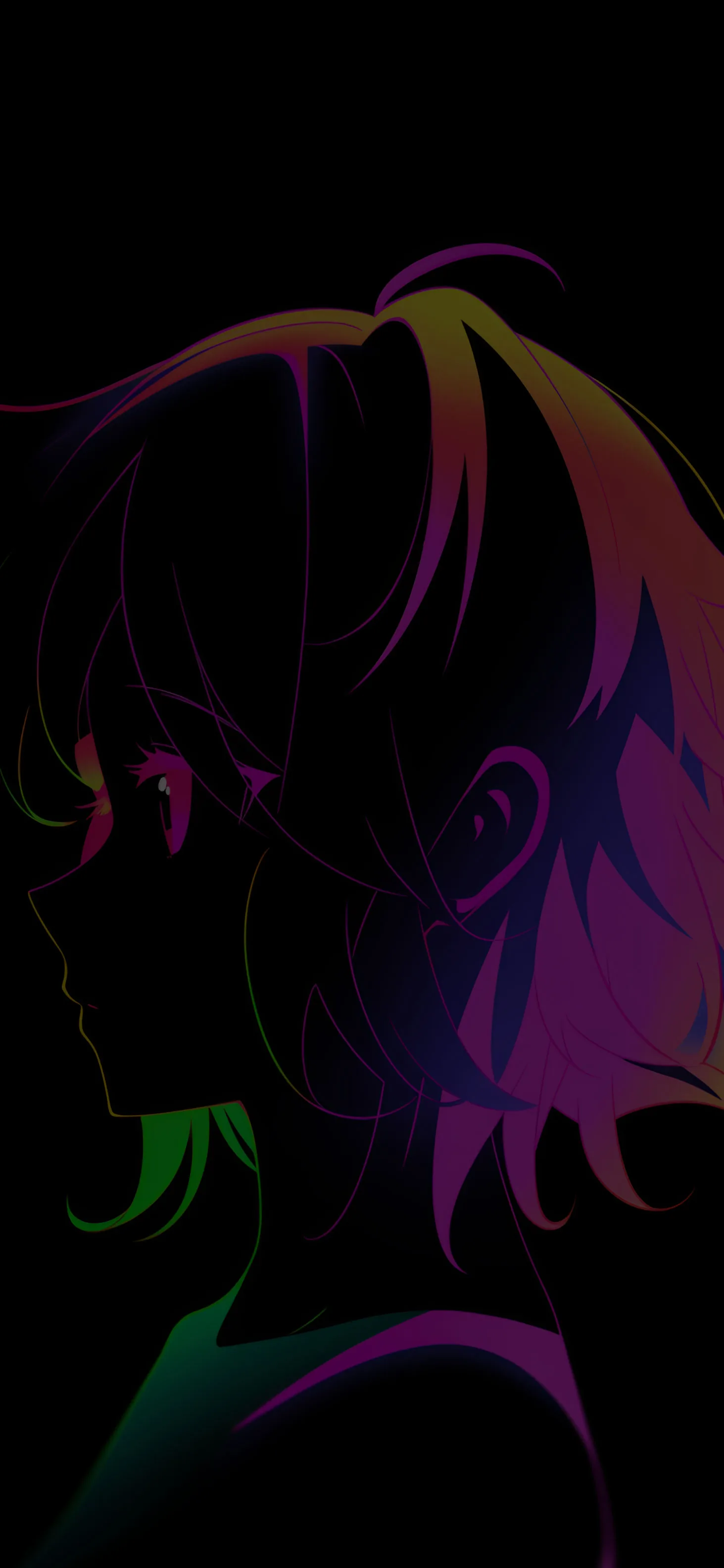 Neon Girl s Stylish Black Wallpapers Cool Neon Wallpapers iPhone
