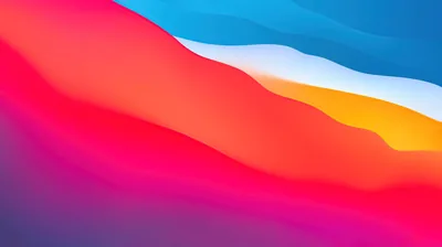 macOS Big Sur Style Waves HD Wallpaper