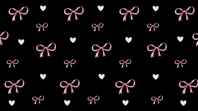 black bow laptop wallpaper