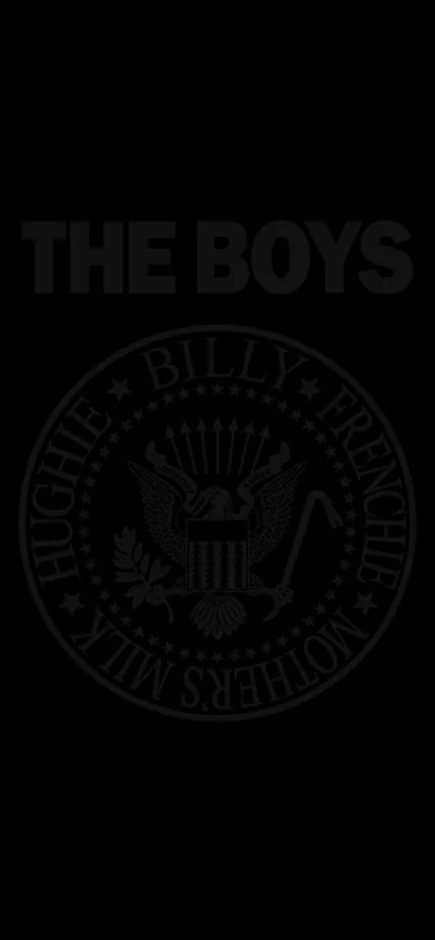 The Boys Team Emblem Black Wallpapers Minimalist Wallpapers