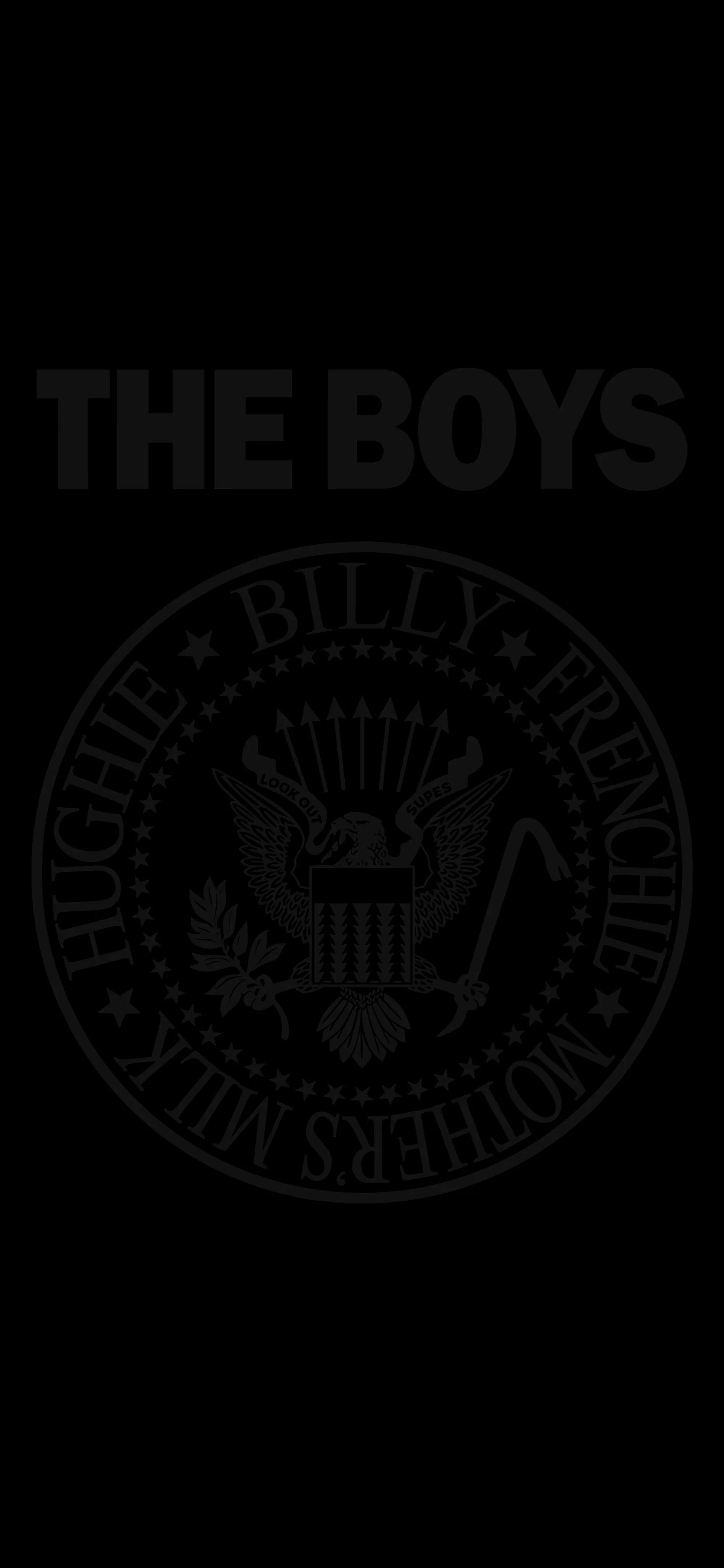 The Boys Team Emblem Black Wallpapers Minimalist Wallpapers