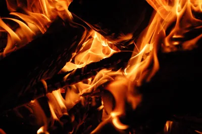 Fire Black Burn Free photo