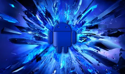 Android Wallpaper Blue images