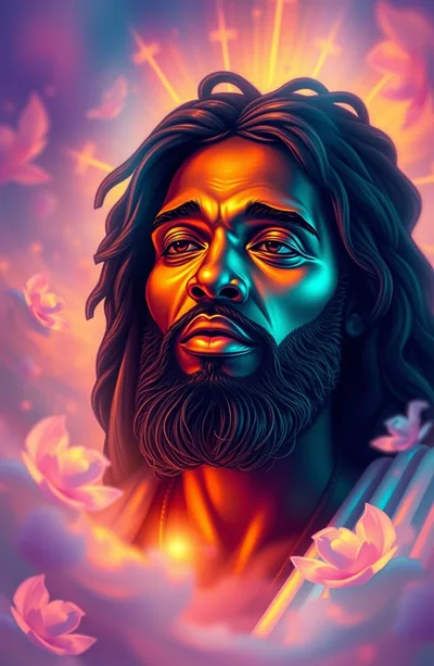 Black Jesus Background