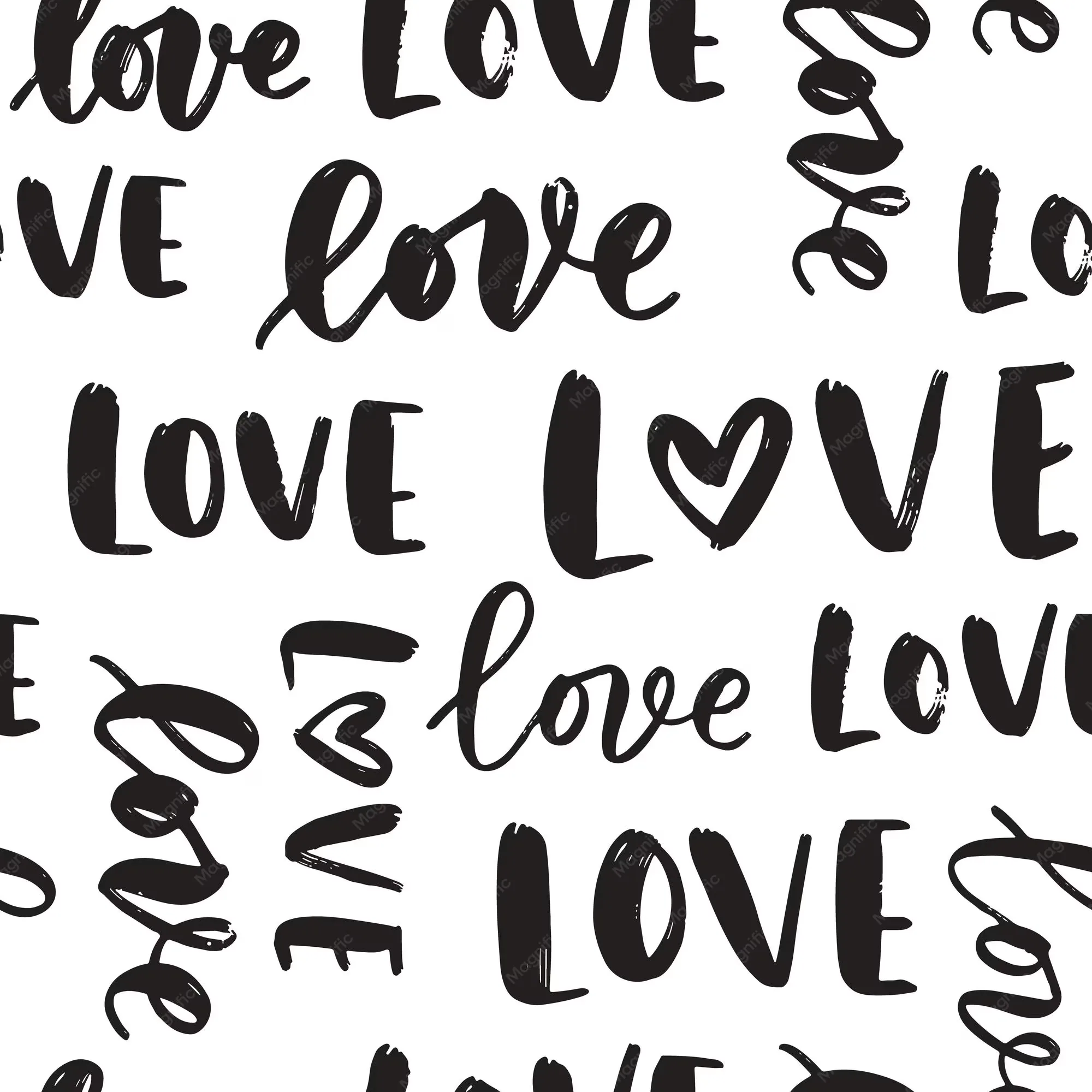 Love Write Black Wallpapers