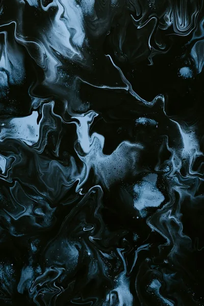 Blue Black Ink Poured in Water HD Phone Wallpaper