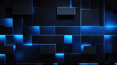 4K Black Square Wallpaper