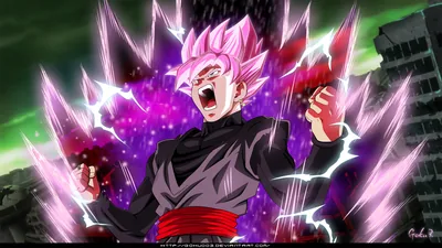 Epic HD Super Saiyan Rosé Black Goku Anime Wallpaper