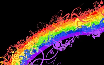 Black Rainbow Wallpapers 4k, HD Backgrounds