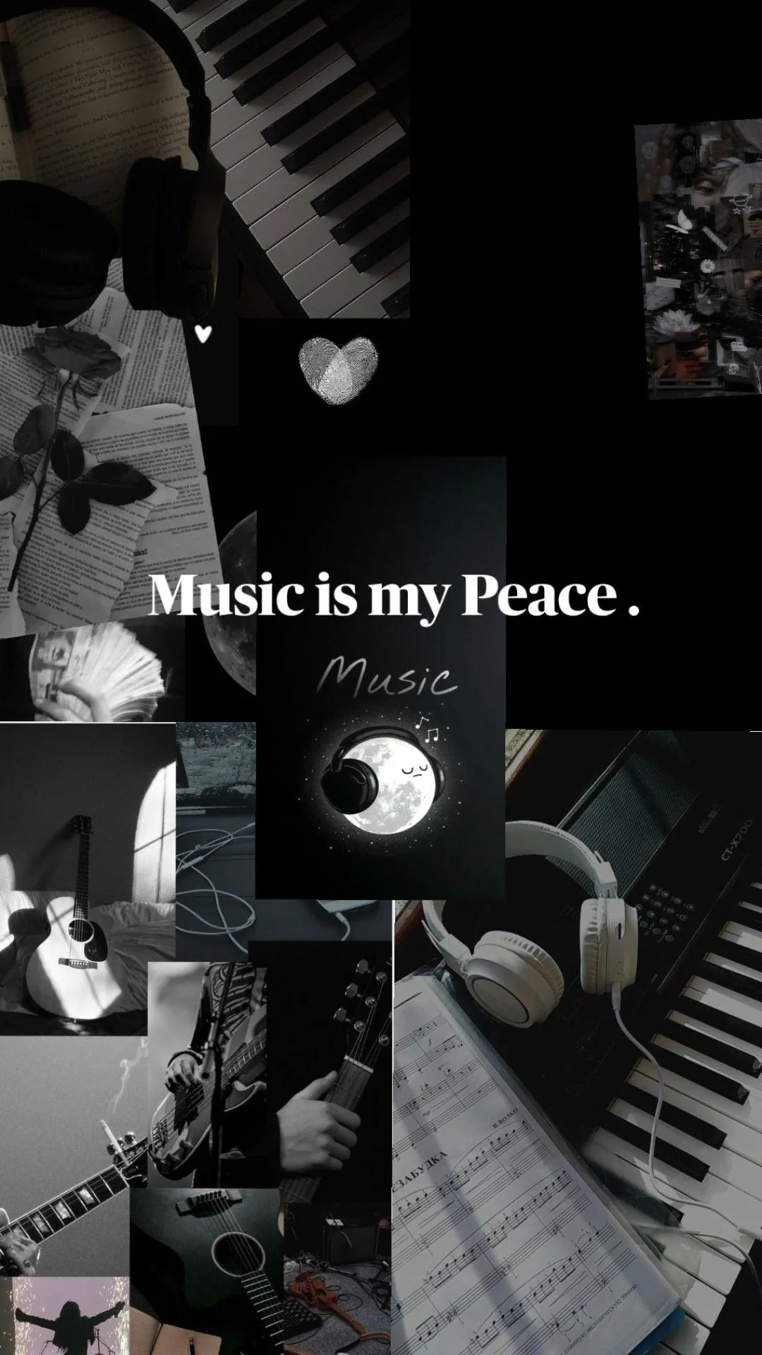 Music is my peace poster