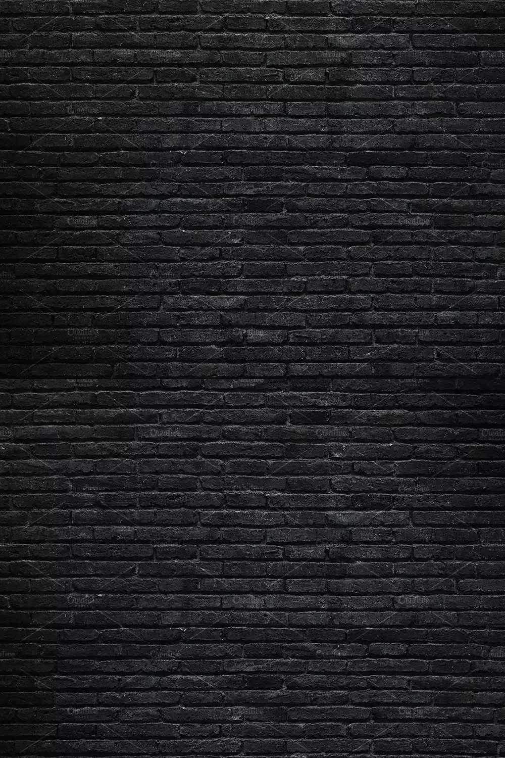 Black brick wall