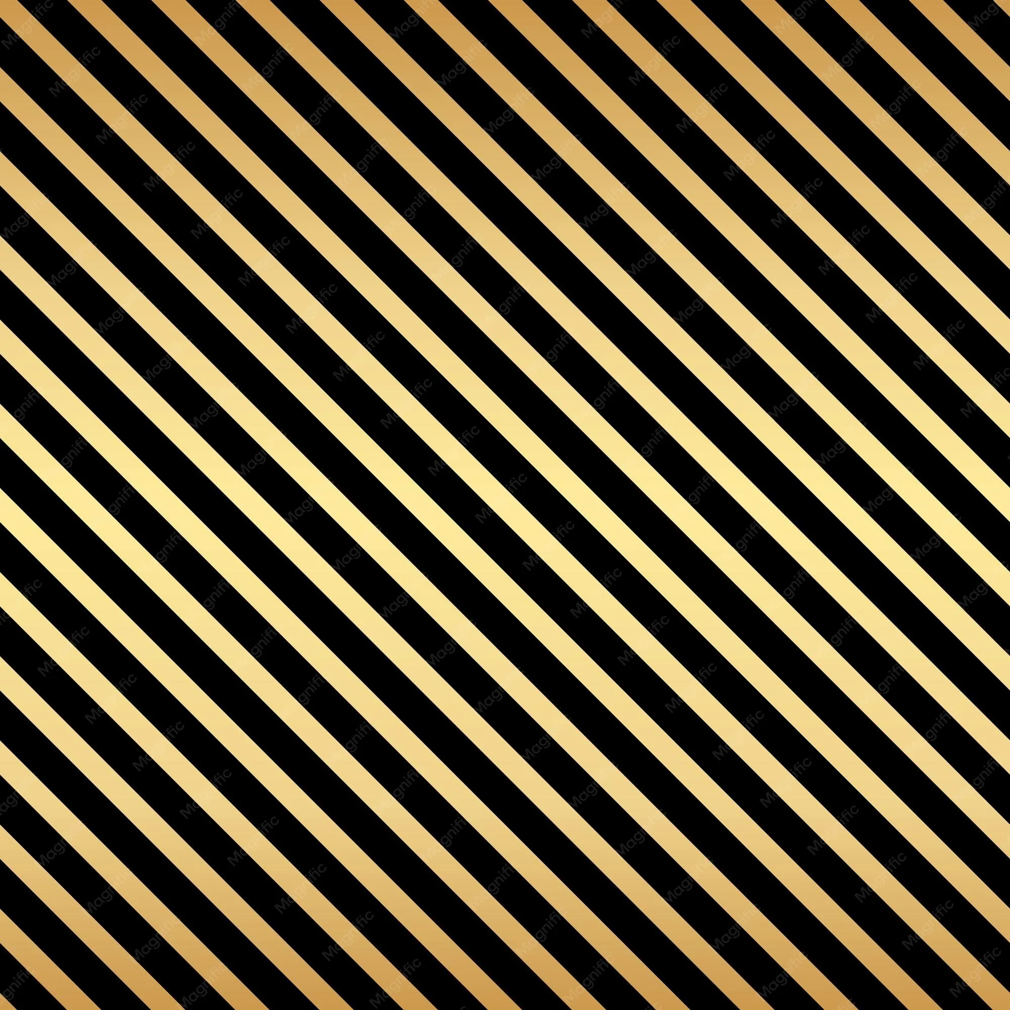 Slim metallic stripes cross the square at forty-five degrees, brightening toward the centre where the gradient peaks, with even black gaps between every line.