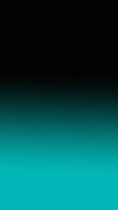 Black to Teal Vertical Fade HD Phone Wallpaper