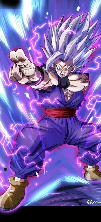 Dragon Ball Super Saiyan with Lightning