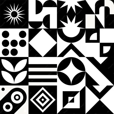 4K Black White Abstract Wallpaper