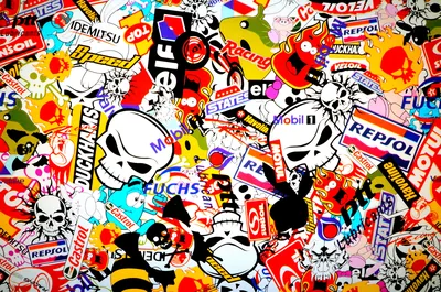 Sticker Bomb Sheet High Resolution