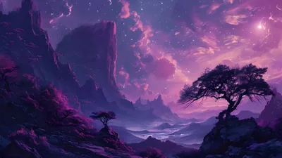Purple Desktop Wallpaper 4k