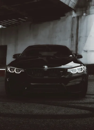BMW M3 Wallpaper 4K, Angel Eyes, Black