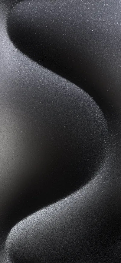 Grainy Grey Wave on Black HD Phone Wallpaper