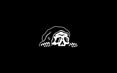 Grim Reaper Peeking Over a Ledge HD Wallpaper