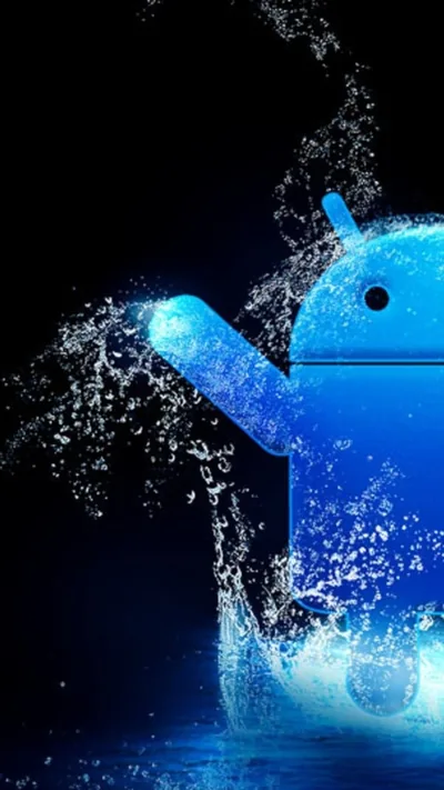 Android Blue Wallpaper