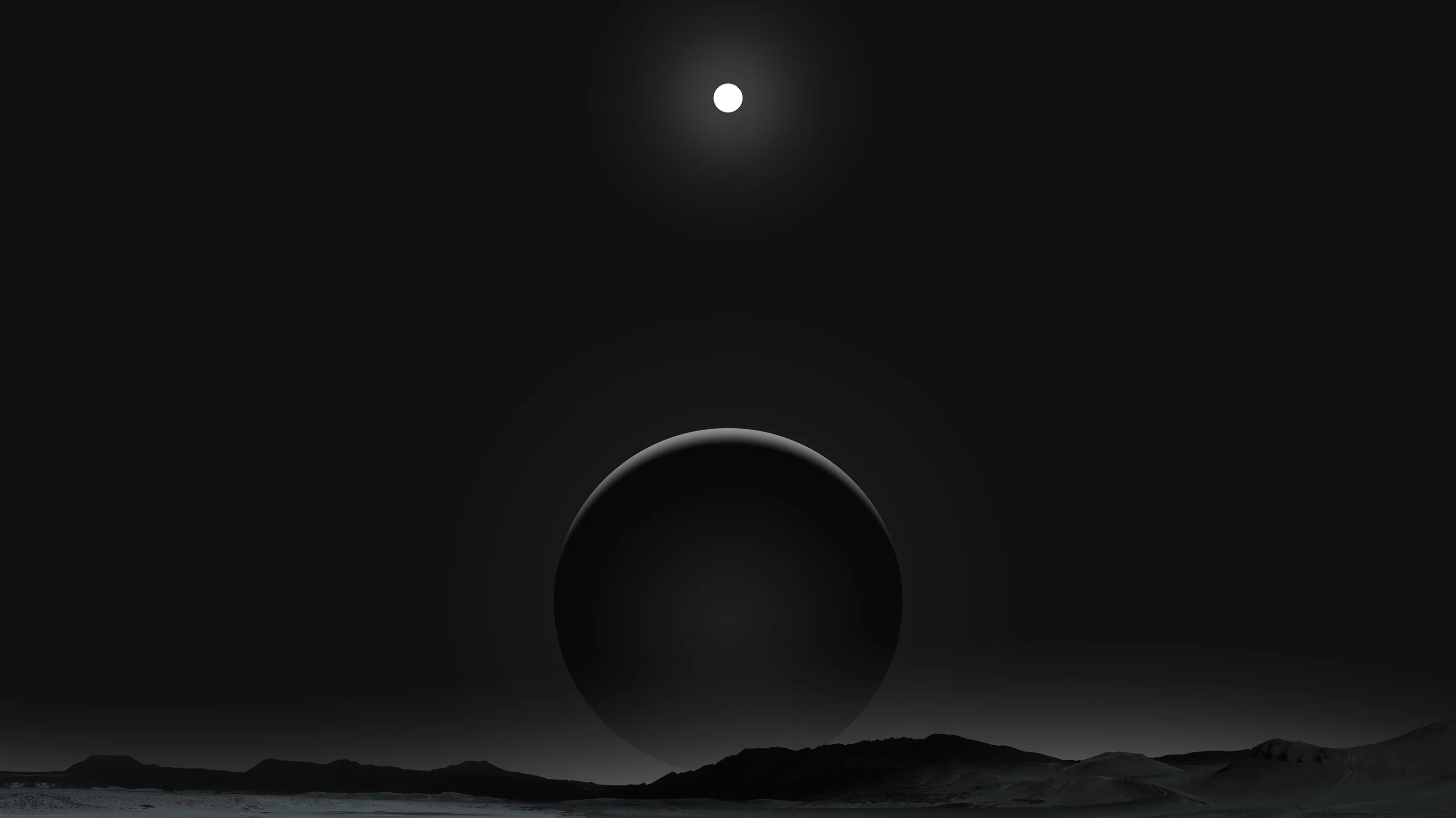 Planet Dark Black Moon 4k Macbook Pro Retina, HD 4k