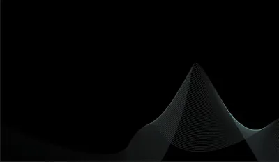Mesh Wave Peaks on Black HD Wallpaper